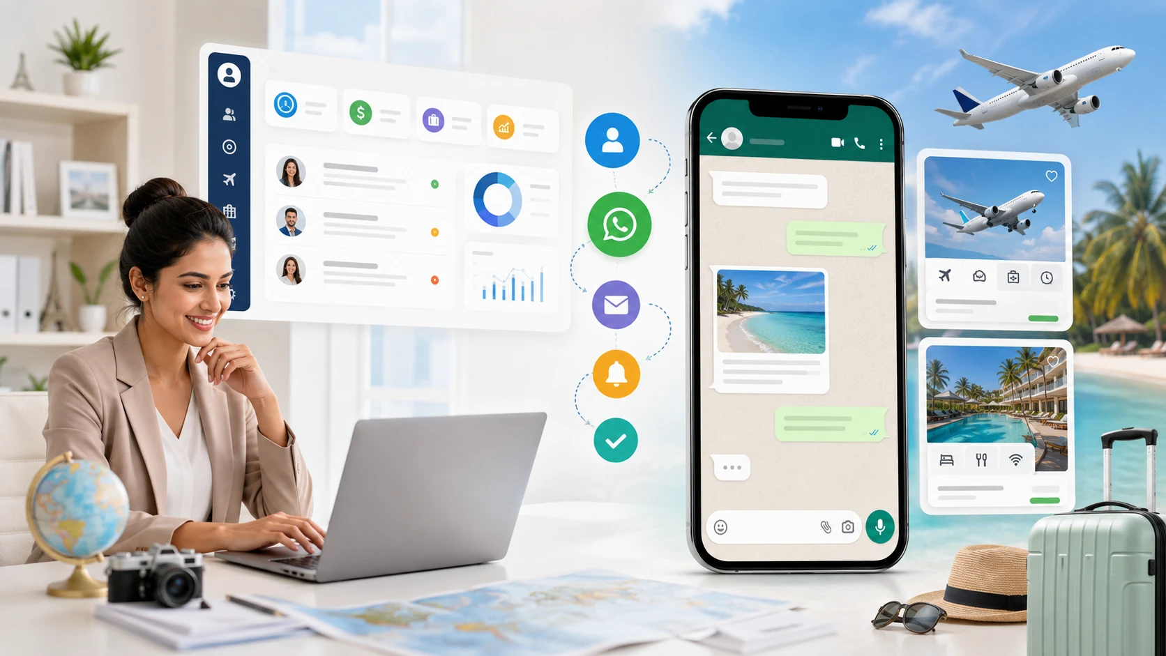 Travel CRM with WhatsApp: How Travel Agencies Can Manage Leads, Follow-Ups and Customer Communication